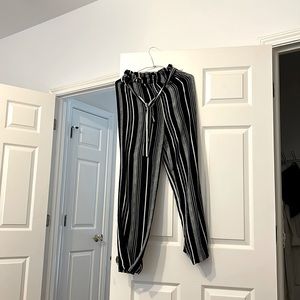 Striped Beach Flowy Pants, Women’s Small